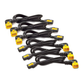 APC Power Cord Kit (6 ks), Locking, C19 to C20, (90°), 1.8m APC Power Cord Kit (6 ks), Locking, C19 to C20, (90°), 1.8m