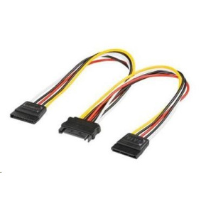PREMIUMCORD Kabel SATA napájecí k HDD rozdvojka 2x SATA PREMIUMCORD Kabel SATA napájecí k HDD rozdvojka 2x SATA