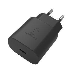 WG - Síťová nabíječka 1x USB-C, PD PPS 25W, černá WG - Síťová nabíječka 1x USB-C, PD PPS 25W, černá