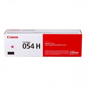 Canon TONER CRG-054H purpurový pro LBP621Cw, LBP623Cdw, MF641Cw, MF643Cdw (2 300 str.) Canon TONER CRG-054H purpurový pro LBP621Cw, LBP623Cdw, MF641Cw, MF643Cdw (2 300 str.)