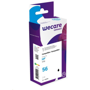 WECARE ARMOR cartridge pro HP DJ 5150/5652/OJ4110 černá (C6656A) 21 ml, 550 str WECARE ARMOR cartridge pro HP DJ 5150/5652/OJ4110 černá (C6656A) 21 ml, 550 str