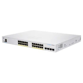 Cisco switch CBS350-24P-4G-EU (24xGbE,4xSFP,24xPoE+,195W,fanless) - REFRESH Cisco switch CBS350-24P-4G-EU (24xGbE,4xSFP,24xPoE+,195W,fanless) - REFRESH