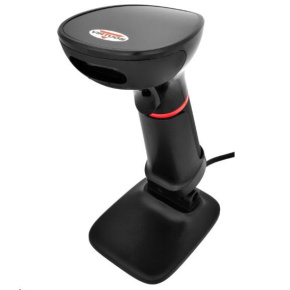Virtuos CCD 2D čtečka HT-855A, USB, stojánek, černá Virtuos CCD 2D čtečka HT-855A, USB, stojánek, černá
