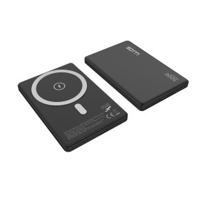 WG - Power Bank 5000 mAh, bezdrátová 15W + PD 20W, černá WG - Power Bank 5000 mAh, bezdrátová 15W + PD 20W, černá