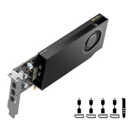 PNY VGA NVIDIA RTX A400 4G, 4G GDDR6, 4xmDP