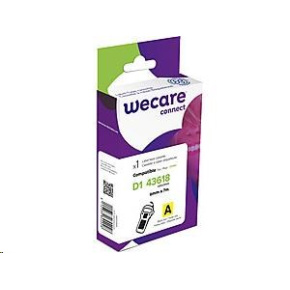 WECARE ARMOR páska pro DYMO S0720790, černá/žlutá, 6mm x 7m WECARE ARMOR páska pro DYMO S0720790, černá/žlutá, 6mm x 7m