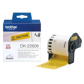 BROTHER DK-22606 žlutá filmová role 62mm x 15,24m BROTHER DK-22606 žlutá filmová role 62mm x 15,24m