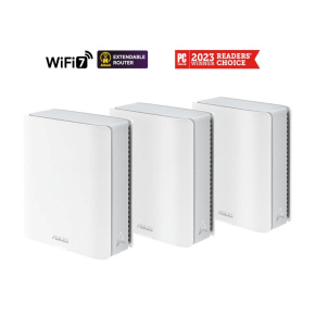 ASUS ZenWifi BT10 3-pack, WiFi7 Extendable Router, AiMesh, 2x WAN/LAN, 1x LAN, 1x 3.0 ASUS ZenWifi BT10 3-pack, WiFi7 Extendable Router, AiMesh, 2x WAN/LAN, 1x LAN, 1x 3.0
