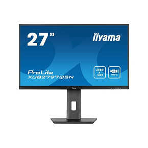iiyama XUB2797QSN-B2, 68,6 cm (27''), USB, USB-C, Ethernet, kit (USB), black