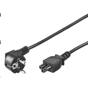PREMIUMCORD Kabel napájecí 230V pro NTB (3pin, Schuko, trojlístek) 1m PREMIUMCORD Kabel napájecí 230V pro NTB (3pin, Schuko, trojlístek) 1m