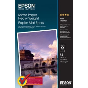 EPSON Paper A4 Matte - Heavyweight , 50 sheets EPSON Paper A4 Matte - Heavyweight , 50 sheets