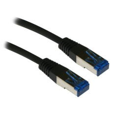 XtendLan patch kabel Cat6A, SFTP, LS0H - 0,25m, černý (prodej po 10 ks)