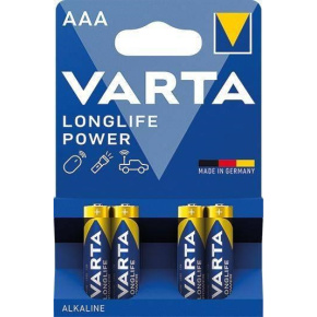 Varta LR03/4BP Longlife POWER (HIGH ENERGY) (Blistr 4ks) Varta LR03/4BP Longlife POWER (HIGH ENERGY) (Blistr 4ks)