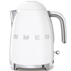 Smeg KLF03WHEU, rychlovarná konvice, 1,7 l, (7 šálků), 2400 W, styl 50. let, bílá Smeg KLF03WHEU, rychlovarná konvice, 1,7 l, (7 šálků), 2400 W, styl 50. let, bílá