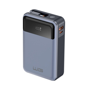WG - Power Bank 20000 mAh, USB-C PD 65W, černá
