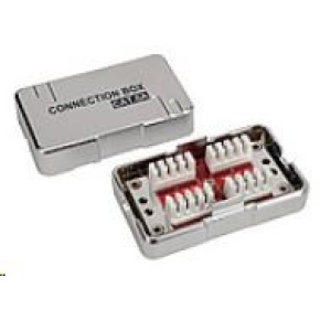 Solarix Spojovací box CAT6A STP 8p8c LSA+/Krone KRJS45-VEB6A Solarix Spojovací box CAT6A STP 8p8c LSA+/Krone KRJS45-VEB6A