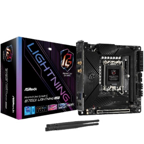 ASRock MB Sc LGA1700 B760I Lightning WiFi, Intel B760, 2xDDR5, 1xDP, 1xHDMI, mini-ITX