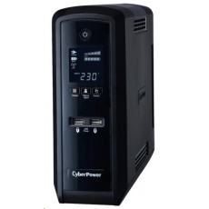 CyberPower PFC SineWare LCD GP UPS 1300VA/780W, Schuko zásuvky - Poškozený obal (Komplet) - BAZAR