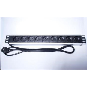 PremiumCord Panel napájecí do 19" racku 1.5U, 9x230V, 2m kabel PremiumCord Panel napájecí do 19" racku 1.5U, 9x230V, 2m kabel