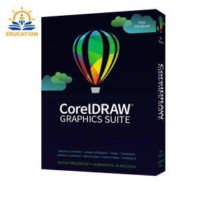 CorelDRAW Graphics Suite Education 365 dní pronájem licence (5-50) (Windows/MAC) EN/FR/DE/IT/SP/BP/NL/CZ/PL