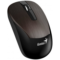 GENIUS myš ECO-8015/ 1600 dpi/ dobíjecí/ bezdrátová/ čokoládová