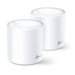 TP-Link Deco X20(2-pack) WiFi6 Mesh (AX1800, 2,4GHz/5GHz, 2xGbELAN/WAN) TP-Link Deco X20(2-pack) WiFi6 Mesh (AX1800, 2,4GHz/5GHz, 2xGbELAN/WAN)