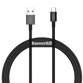 Baseus Superior Series rychlonabíjecí kabel USB/Type-C 66W 1m černá