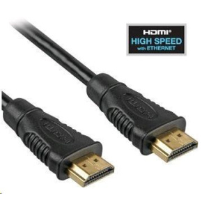 PREMIUMCORD Kabel HDMI 3m High Speed + Ethernet (v1.4), zlacené konektory PREMIUMCORD Kabel HDMI 3m High Speed + Ethernet (v1.4), zlacené konektory