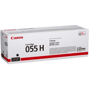 Canon TONER CRG-055H černý pro i-SENSYS LBP663Cdw, LBP664Cx, MF742Cdw, MF744Cdw (7 600 str.) Canon TONER CRG-055H černý pro i-SENSYS LBP663Cdw, LBP664Cx, MF742Cdw, MF744Cdw (7 600 str.)