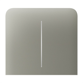 Ajax  SideButton (2-gang) vertical - Boční dvou tlačítko, vertikální instalace, olivová