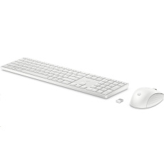 HP 650 Wireless Keyboard & Mouse- CZ klávesnice a myš, bílá
