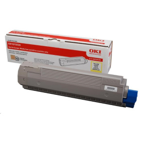 Toner OKI Žlutý do C810,C830 (8 000 str.) Toner OKI Žlutý do C810,C830 (8 000 str.)