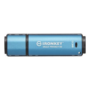 Kingston Flash Disk IronKey 64GB Vault Privacy 50 AES-256 Encrypted, FIPS 197 Kingston Flash Disk IronKey 64GB Vault Privacy 50 AES-256 Encrypted, FIPS 197
