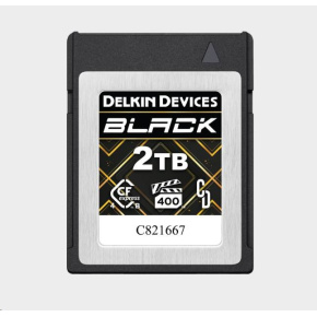 Delkin CFexpress 4.0 BLACK | Type B | R3700/W3220 (VPG400) 2TB Delkin CFexpress 4.0 BLACK | Type B | R3700/W3220 (VPG400) 2TB