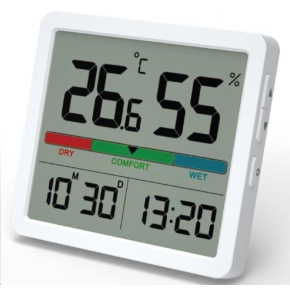 WG - Digitální teploměr s vlhkoměrem WG5, bílá WG - Digitální teploměr s vlhkoměrem WG5, bílá