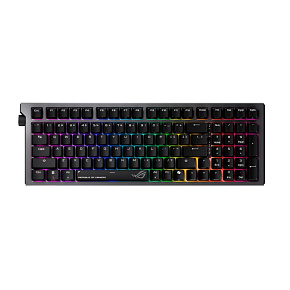 ASUS klávesnice ROG Strix Morph 96 WL, Mechanická, Bezdrátová, CZ/SK, černá