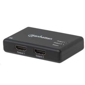 MANHATTAN Splitter HDMI 2 porty, 4K@30Hz, černá MANHATTAN Splitter HDMI 2 porty, 4K@30Hz, černá