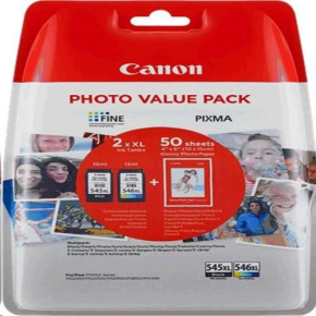 Canon CARTRIDGE PG-545XL/CL-546XL SEC -fotopapír + GP-501 (50 listů) multipack pro Pixma MG a Pixma TS 305, 3150, 3151 Canon CARTRIDGE PG-545XL/CL-546XL SEC -fotopapír + GP-501 (50 listů) multipack pro Pixma MG a Pixma TS 305, 3150, 3151