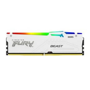 KINGSTON DIMM DDR5 FURY Beast White RGB EXPO 16GB 6000MT/s CL36