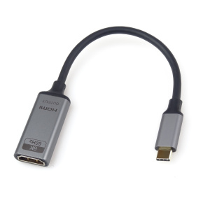 PremiumCord Adaptér USB-C na HDMI rozlišení obrazu 8K@60Hz,4K@144Hz, 20cm