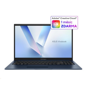 ASUS NTB Vivobook 15 (X1504VA-BQ3696W), i3-1315U, 15.6" FHD, 16GB, 512GB SSD, Intel, W11 Home, Quiet Blue ASUS NTB Vivobook 15 (X1504VA-BQ3696W), i3-1315U, 15.6" FHD, 16GB, 512GB SSD, Intel, W11 Home, Quiet Blue