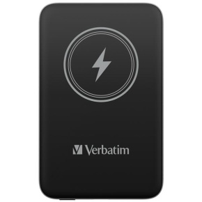 Bazar- VERBATIM Powerbanka Charge 'n' Go, Magnetická, 10000 mAh, USB-C, Černá Rozbaleno Bazar- VERBATIM Powerbanka Charge 'n' Go, Magnetická, 10000 mAh, USB-C, Černá Rozbaleno