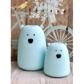 Rabbit & Friends Dotyková lampička medvídek | Modrá Rabbit & Friends Dotyková lampička medvídek | Modrá