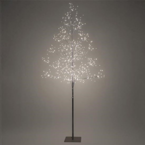 Solight LED venkovní stromek, 150cm, 360 LED, teplé bílé světlo, hnědá barva