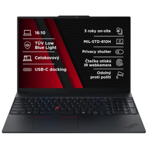 LENOVO NTB ThinkPad E16 AMD G3 - Ryzen5 230,16" WUXGA,16GB,512SSD,FHD+IRcam,W11P LENOVO NTB ThinkPad E16 AMD G3 - Ryzen5 230,16" WUXGA,16GB,512SSD,FHD+IRcam,W11P