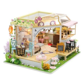 2Kids Toys miniatura domečku Kočičí kavárna se zahrádkou 2Kids Toys miniatura domečku Kočičí kavárna se zahrádkou