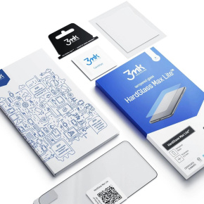 3mk tvrzené sklo HardGlass Max Lite Black pro Apple iPhone 17 Pro 3mk tvrzené sklo HardGlass Max Lite Black pro Apple iPhone 17 Pro