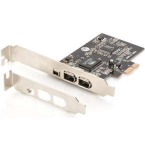 DIGITUS PCI Express Card, Firewire 1394a (2+1 porty) DIGITUS PCI Express Card, Firewire 1394a (2+1 porty)