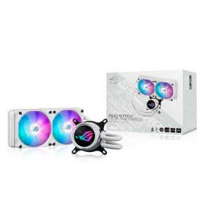 ASUS vodní chladič CPU AIO ROG STRIX LC III 240 ARGB WHITE, 2x120mm, LGA1851, AM5 ASUS vodní chladič CPU AIO ROG STRIX LC III 240 ARGB WHITE, 2x120mm, LGA1851, AM5