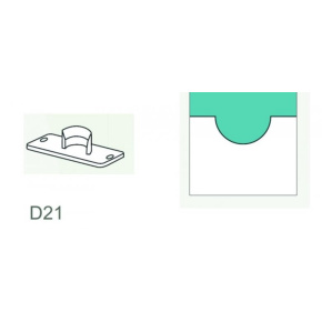 Vysekávací nůž půlkulatý D21 mm na kalendářové háčky Vysekávací nůž půlkulatý D21 mm na kalendářové háčky